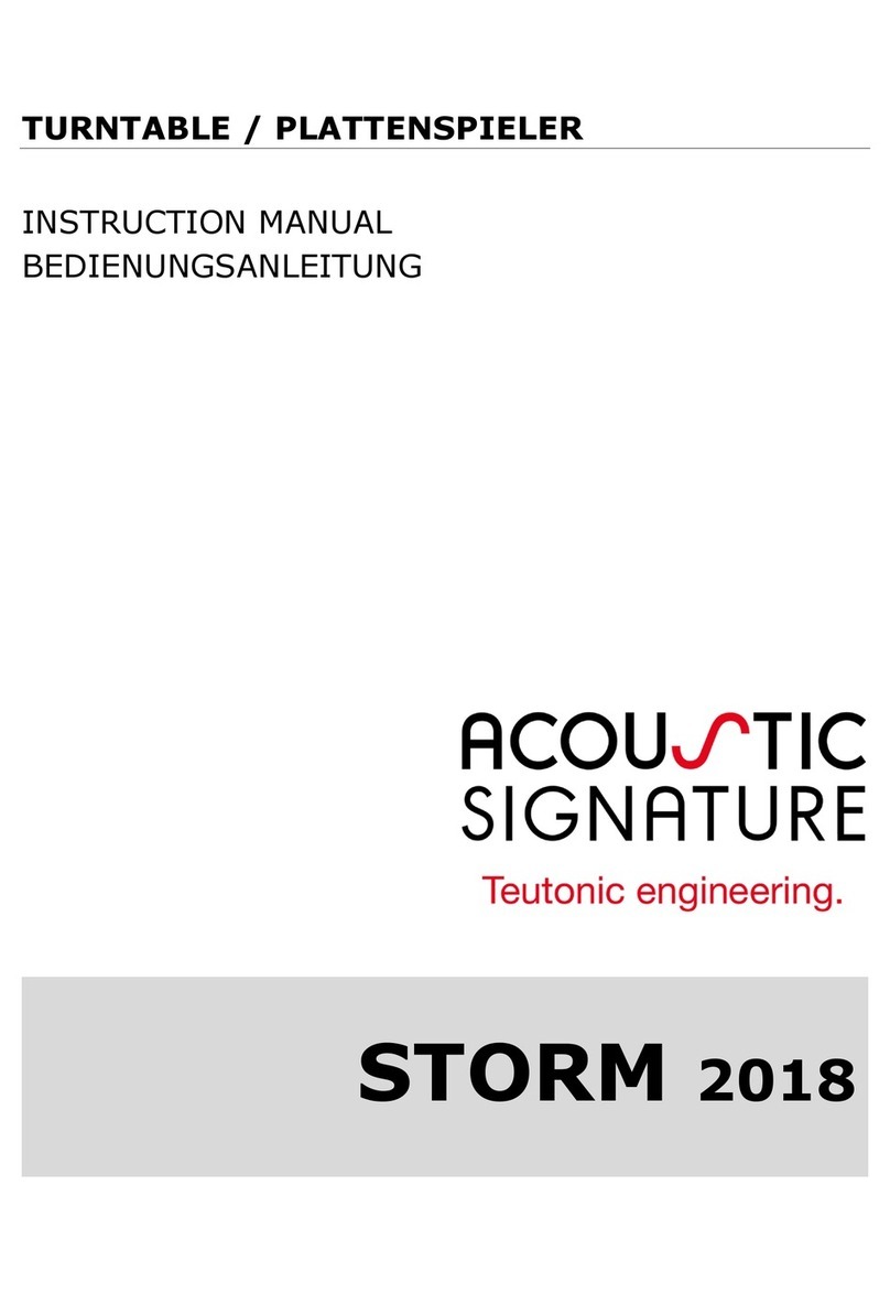 Acoustic Signature STORM 2018 instruction manual