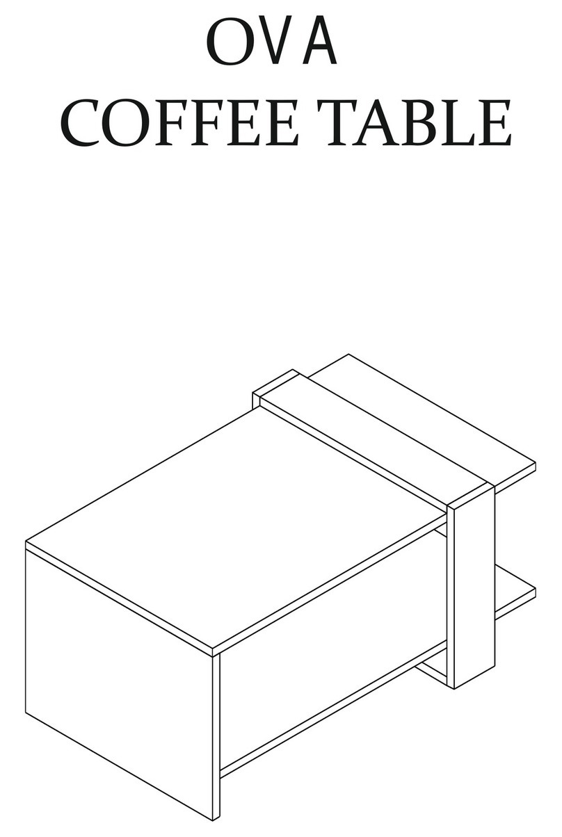 OVA COFFEE TABLE Assembly manual