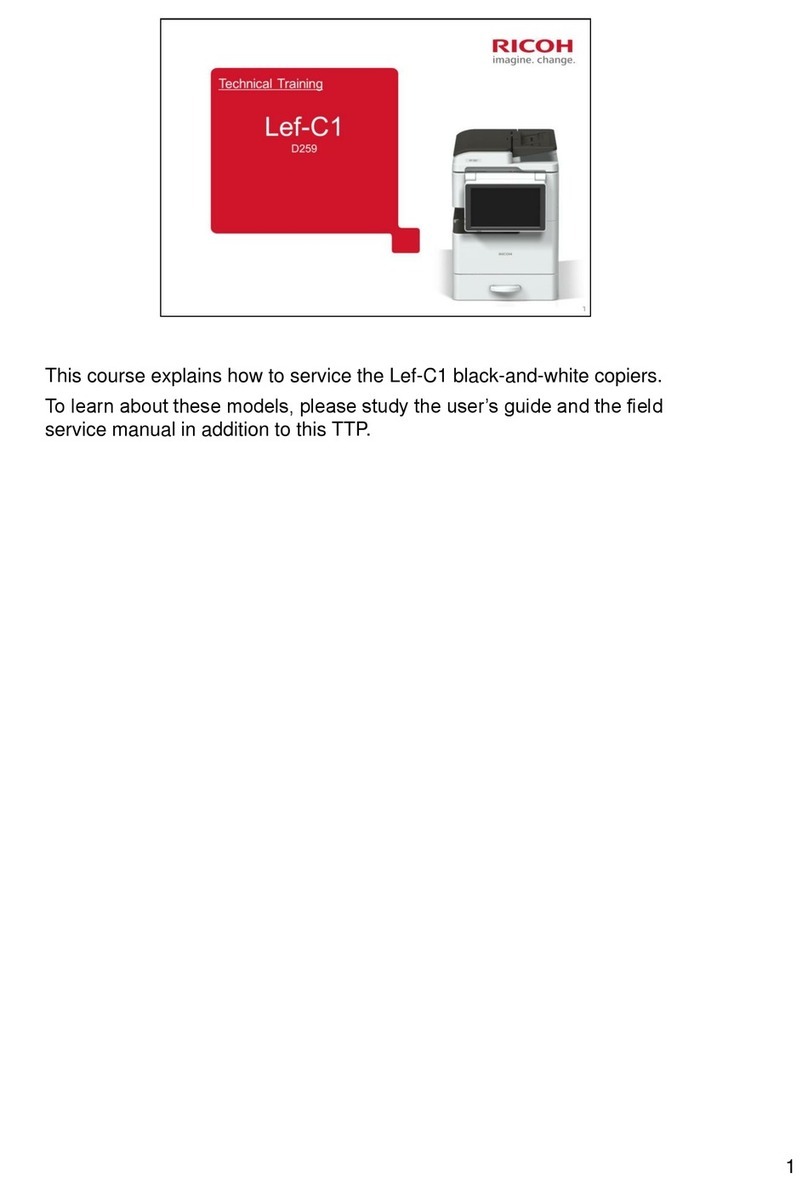 Ricoh Lef-C1 Installation guide
