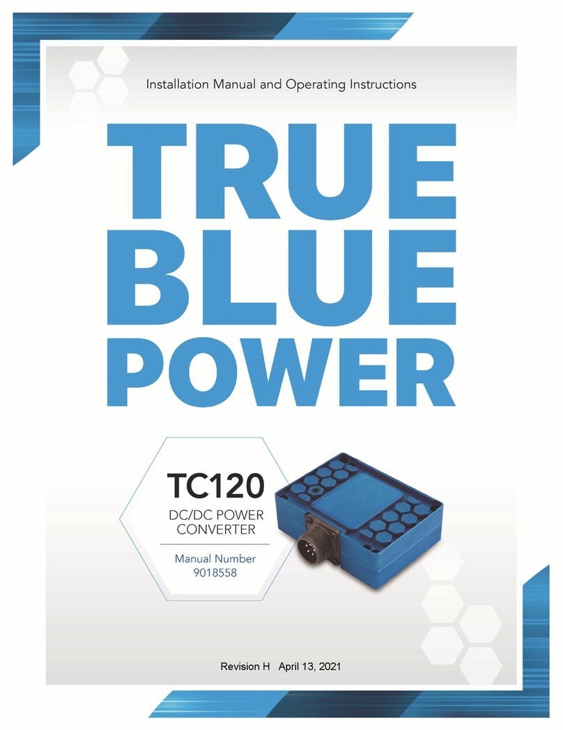 Mid-Continent Instruments TRUE BLUE POWER TC120 Installation manual and operating instructions