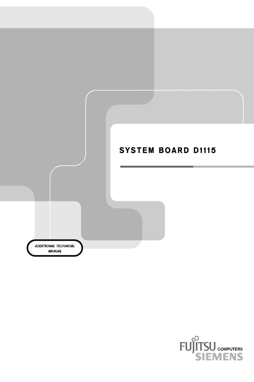 Siemens Nixdorf Fujitsu D1115 Additional technical manual