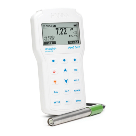 Hanna Instruments Pool Line HI981914 User manual