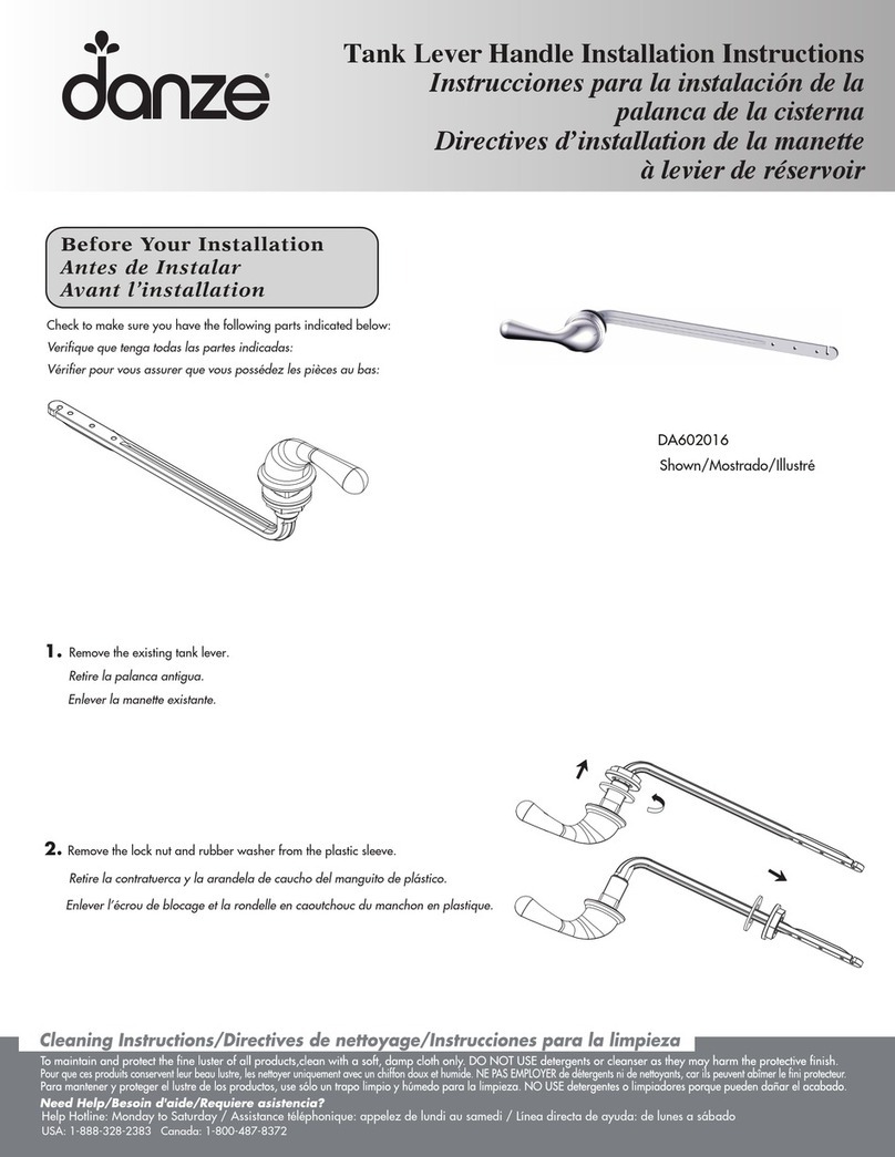 Gerber danze DA602016 installation instructions