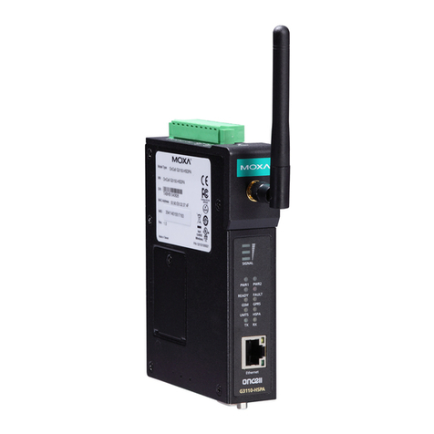 Moxa Technologies OnCell G3100 Series Quick installation guide Moxa Technologies OnCell G3100 Series Quick installation guide