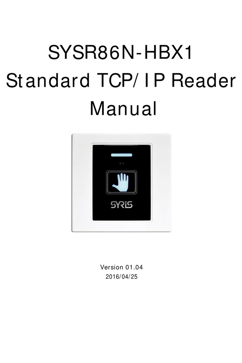 Syris SYSR86N-HBX1 User manual