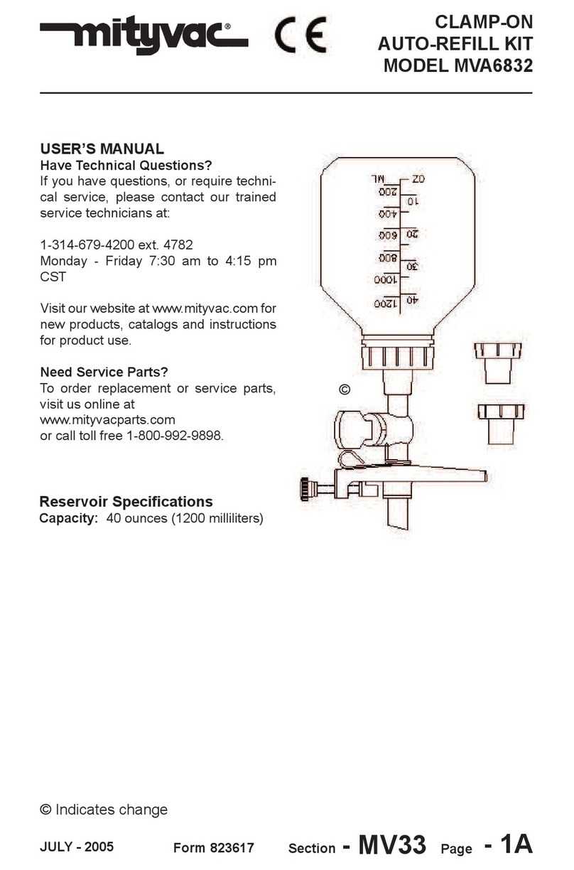 Mityvac MVA6832 user manual