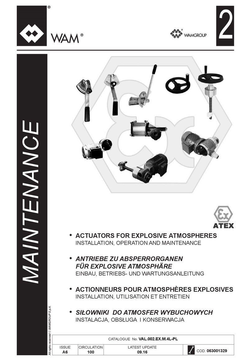 WAMGROUP V5V40X Installation, operation and maintenance