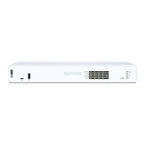 Sophos XGS 116 User manual Sophos XGS 116 User manual