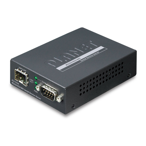 Planet ICS-11 Series User manual