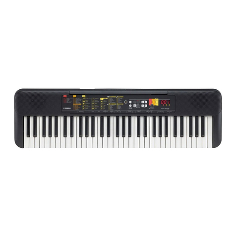 Yamaha PSR-F52 User manual Yamaha PSR-F52 User manual