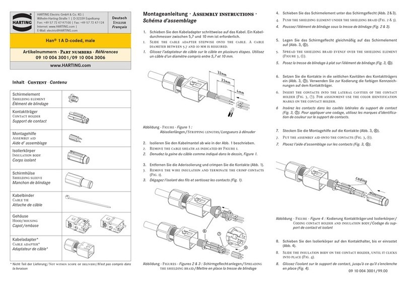 HARTING Han 09 10 004 3001  Assembly instructions