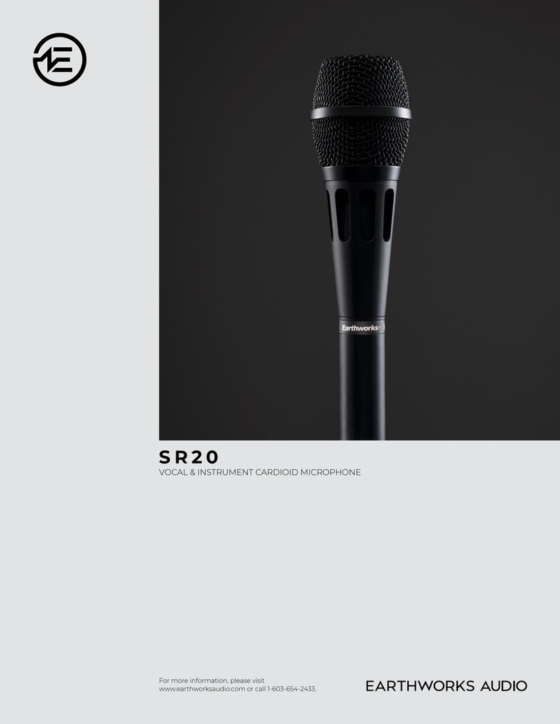 Earthworks Audio SR20 manual