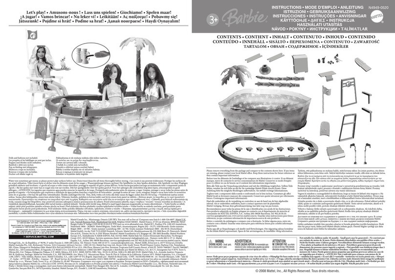 Mattel Barbie N4949 instructions Mattel Barbie N4949 instructions