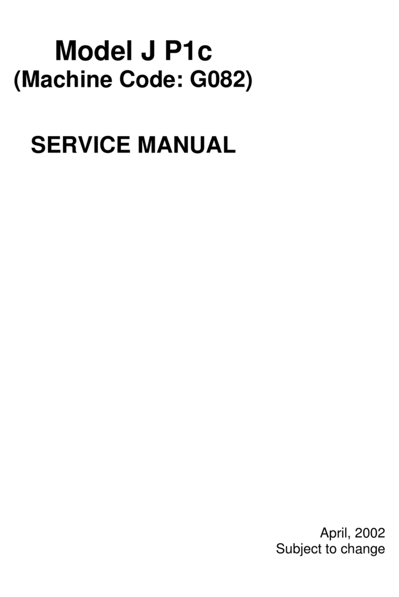 Aficio AP3800C User manual