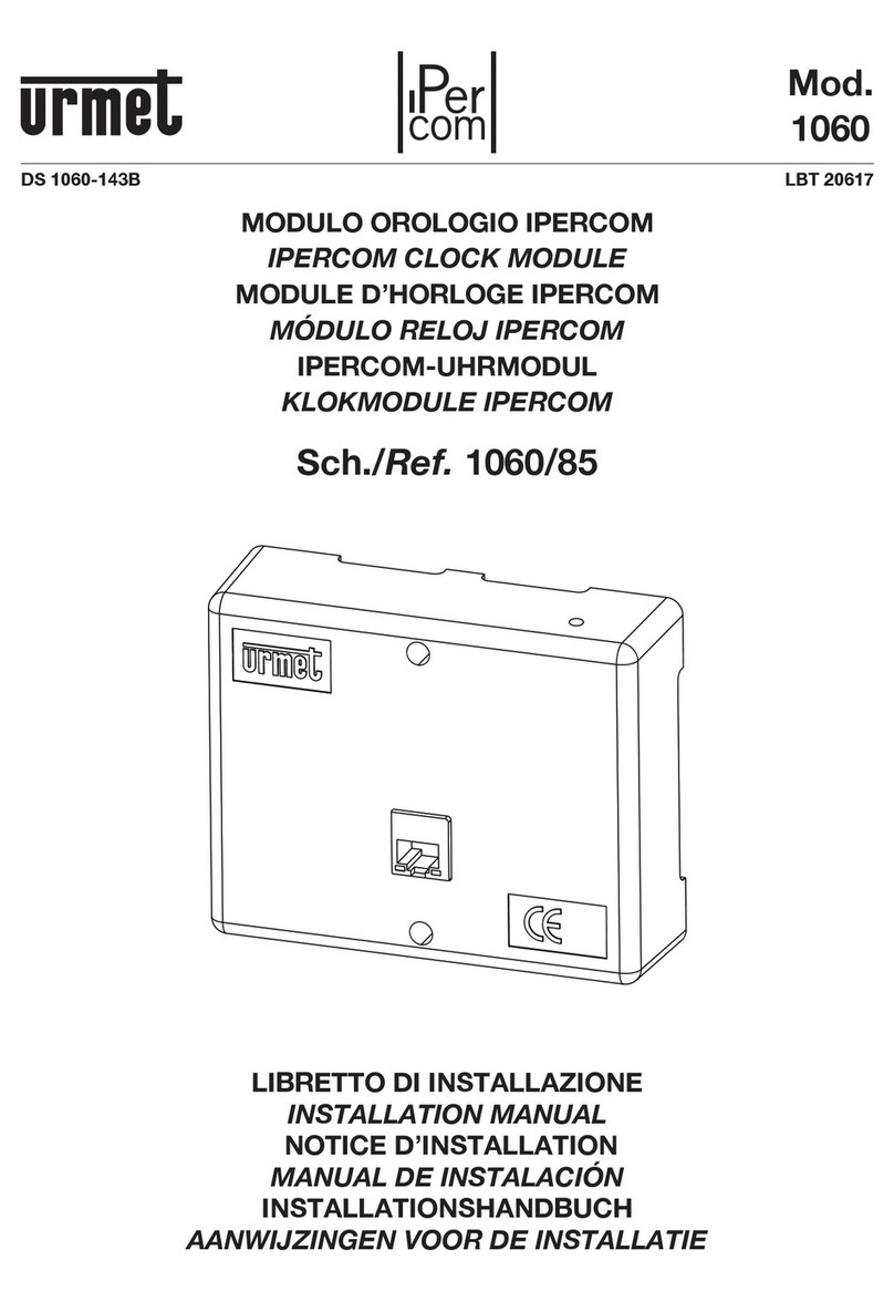 urmet domus 1060/85 installation manual