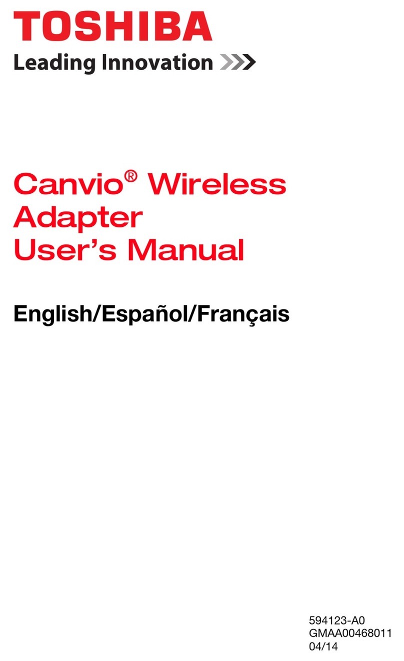 Toshiba CANVIO user manual