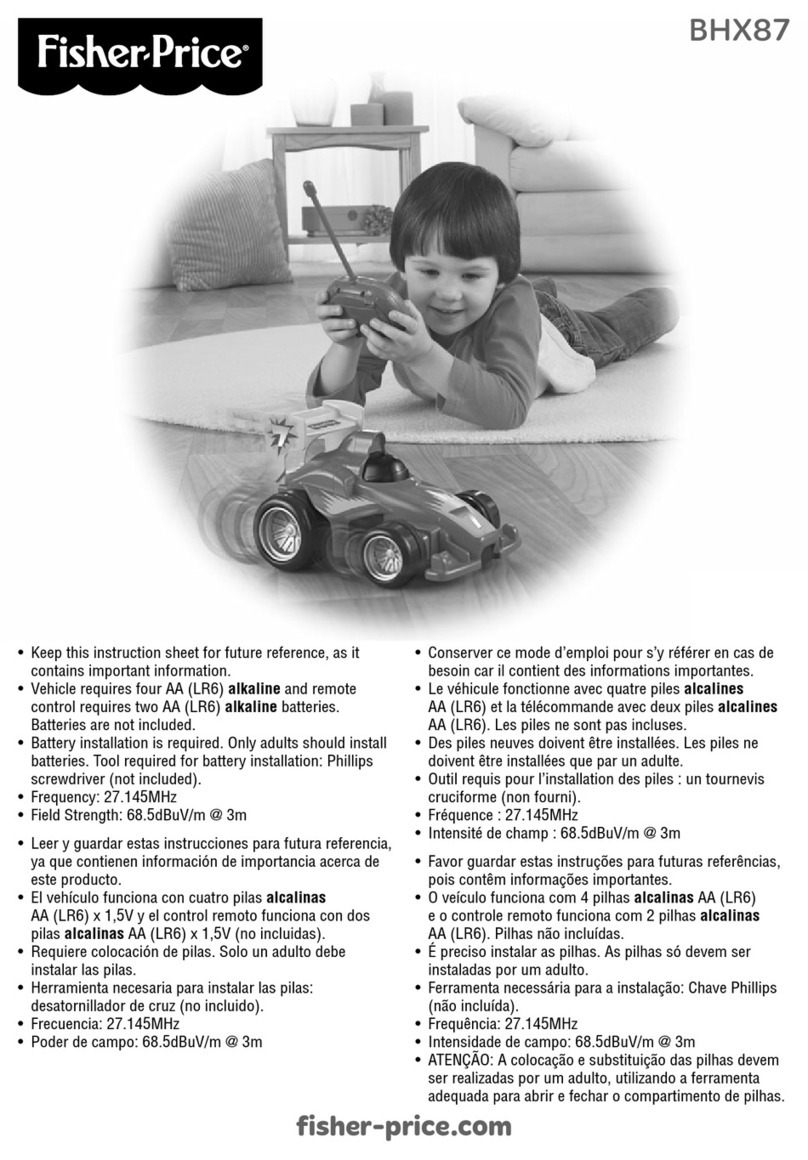 Fisher-Price BHX87 User manual