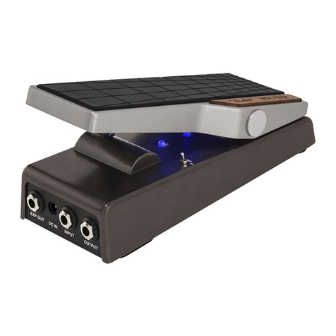 Fender TREAD-LIGHT VOL/EXP PEDAL manual