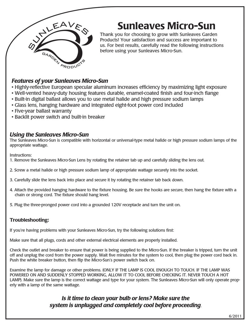Sunleaves Micro-Sun instructions