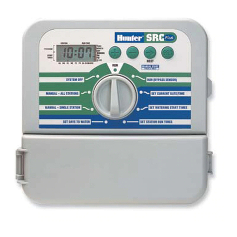 Hunter SRC Plus Installation and operation manual