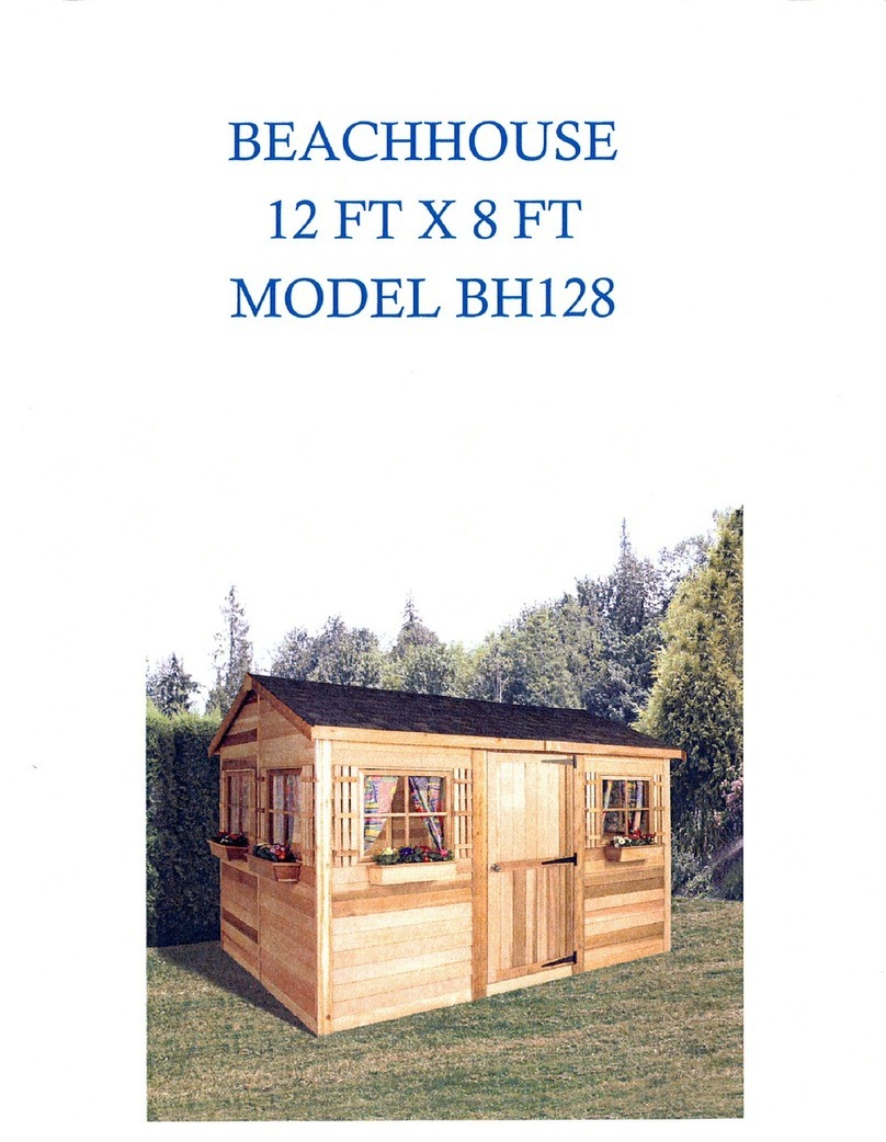Cedarshed BH128 User manual