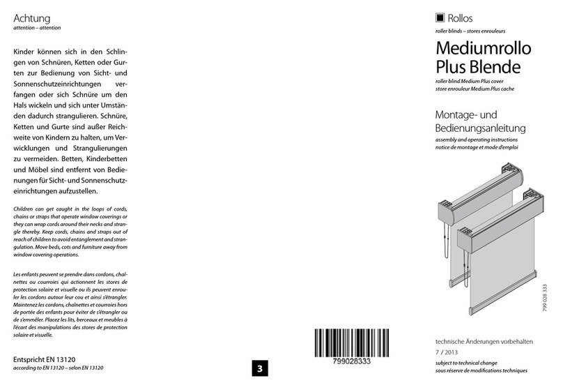 Rollos Medium Plus User manual
