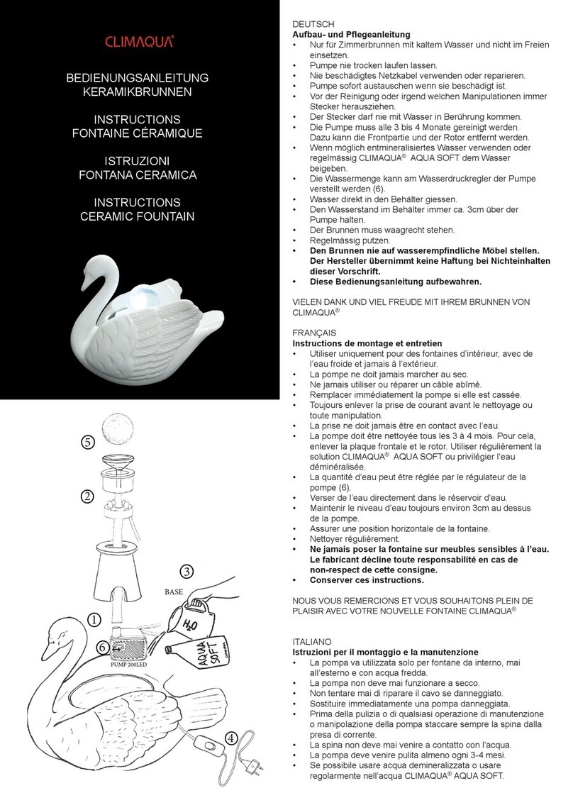 CLIMAQUA SWAN instructions