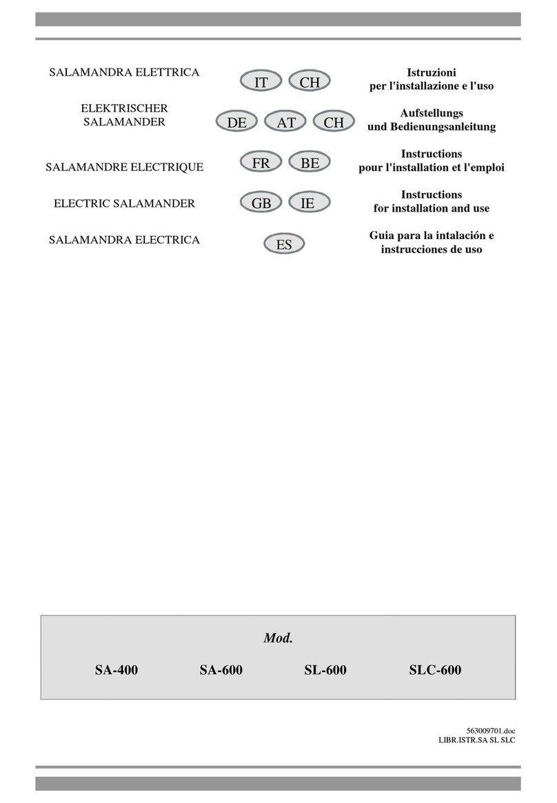 Lotus cooker SA-400 Instructions for installation and use Lotus cooker SA-400 Instructions for installation and use