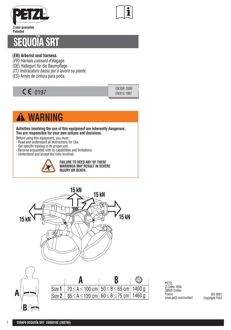 Petzl SEQUOIA quick start guide