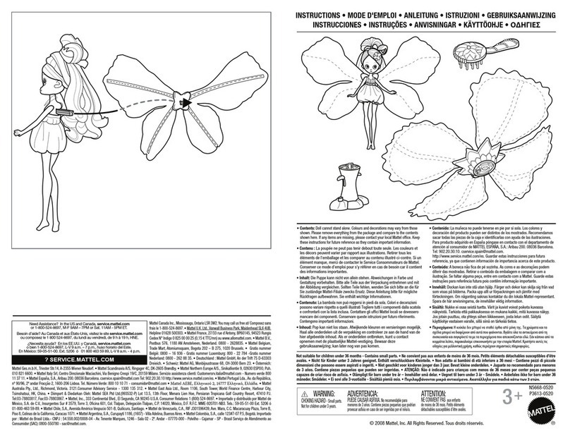 Mattel N5668-0520 instructions
