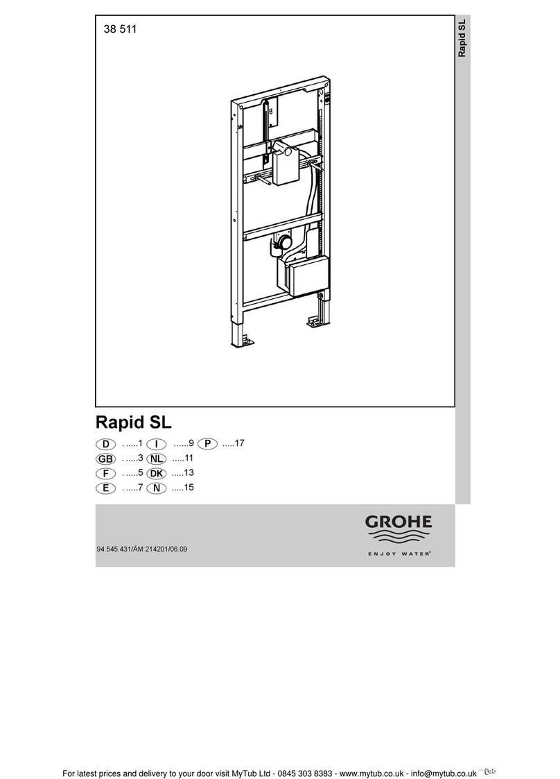 Grohe Rapid SL 38 511 manual