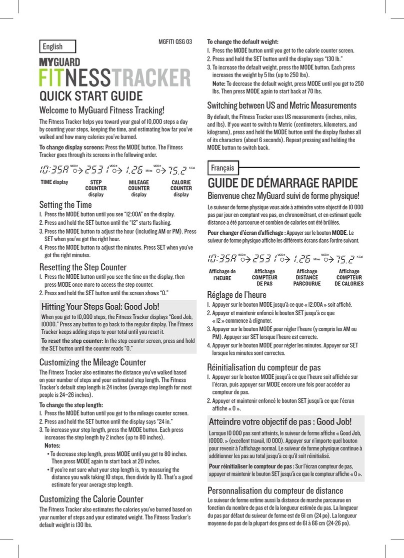 MyGuard MGFIT1 QSG 03 User manual