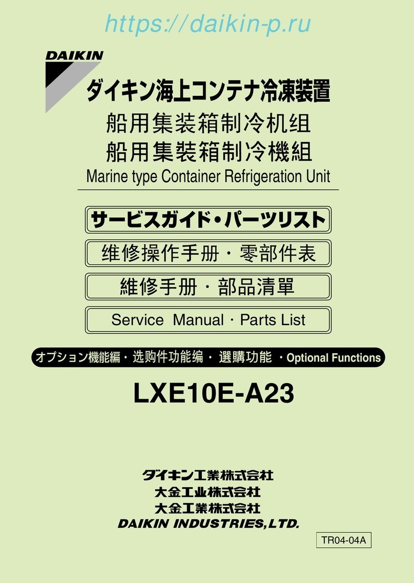 Daikin LXE10E-A23 Service manual & parts list