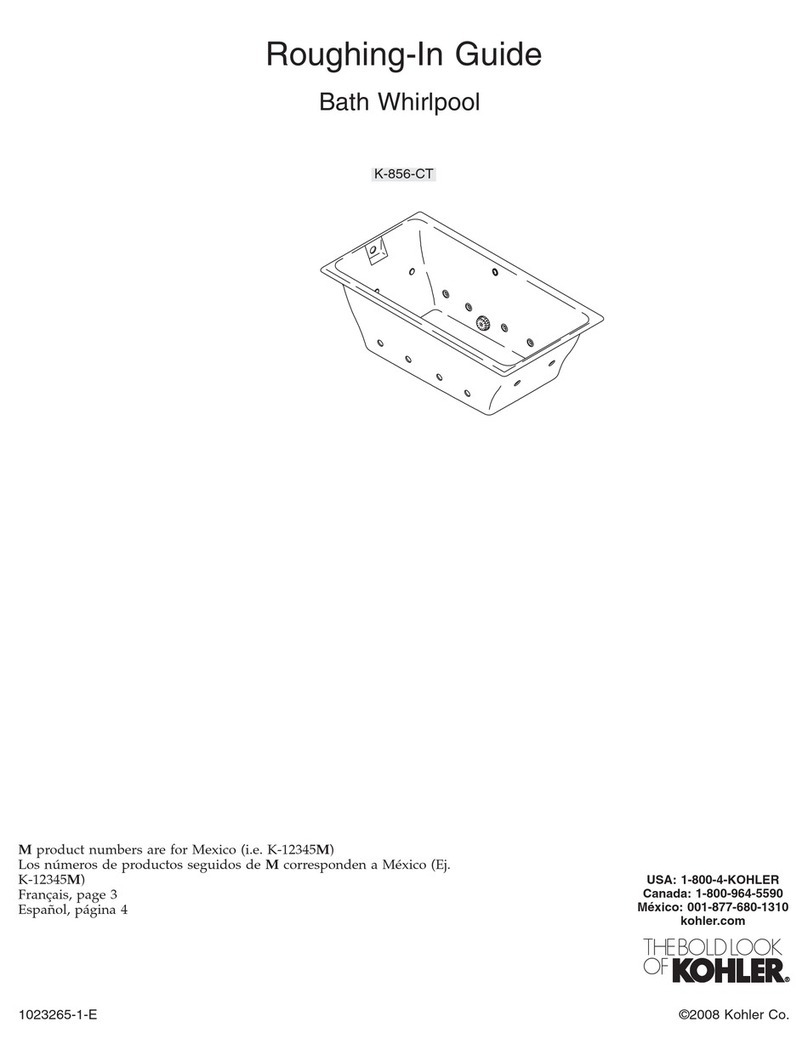 Kohler K-856-CT Quick start guide