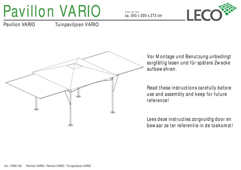leco Pavilion VARIO manual