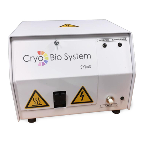 Cryo Bio System SYMS I user manual Cryo Bio System SYMS I user manual