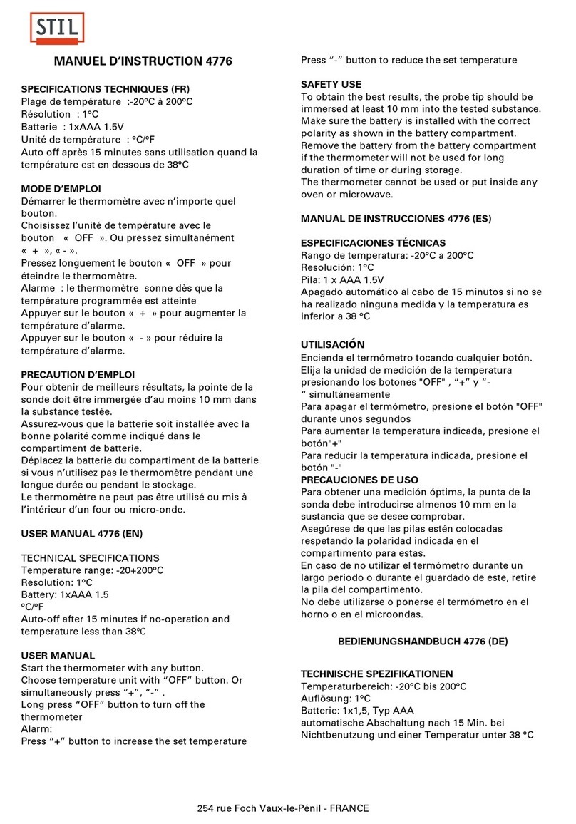STIL 4776 User manual