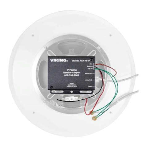 Viking PSA-TB-IP User manual