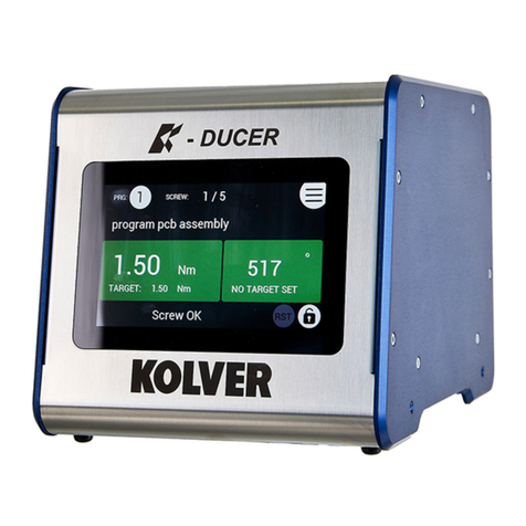 Kolver K-DUCER Operator's manual