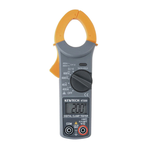 Kewtech KT200 User manual