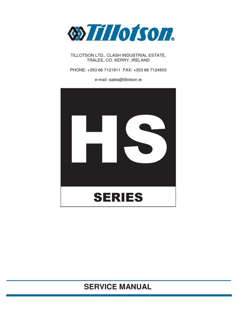TILLOTSON HS Series User manual