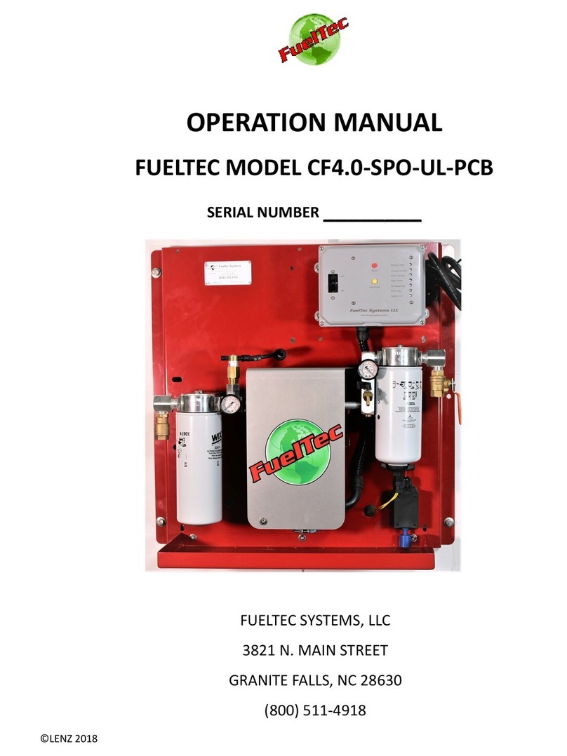 Fueltec CF4.0-SPO-UL-PCB Operation manual