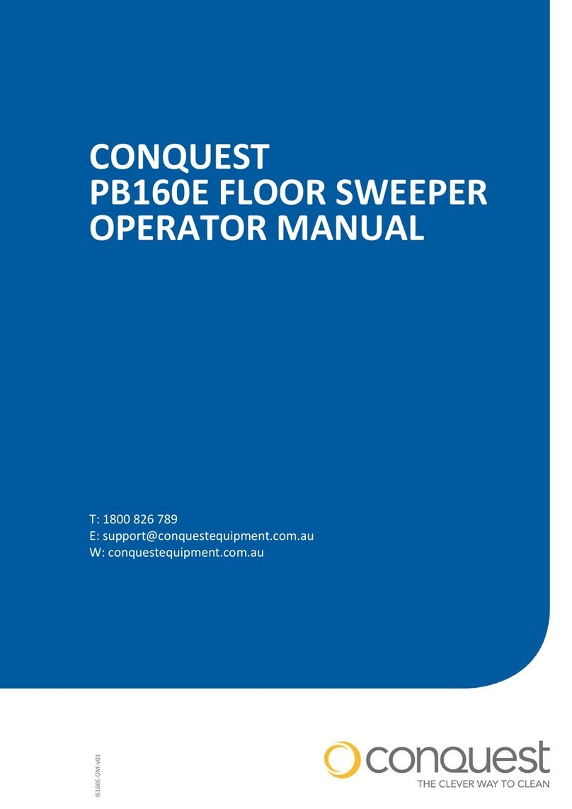 CONQUEST PB160E Operator's manual