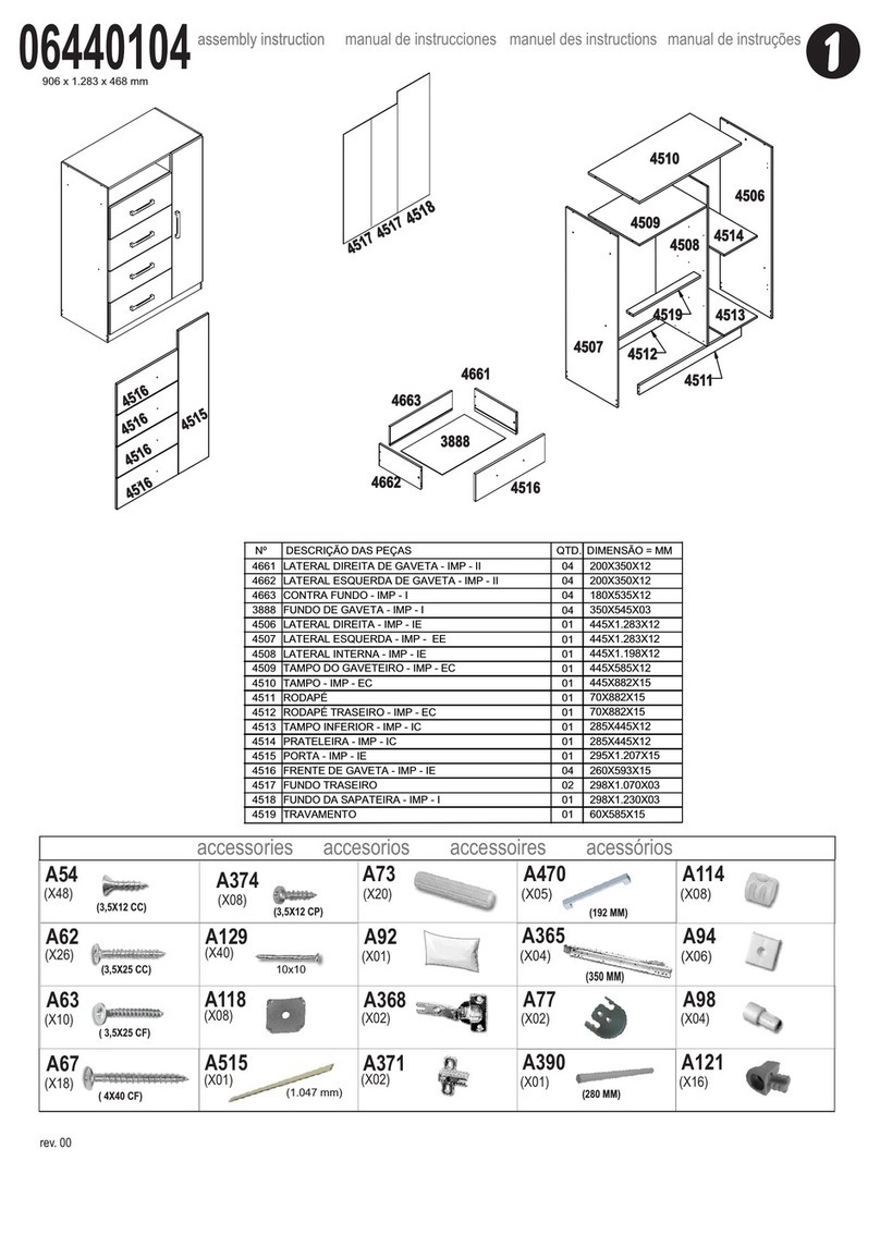 Zanzini 06440104 Assembly instructions
