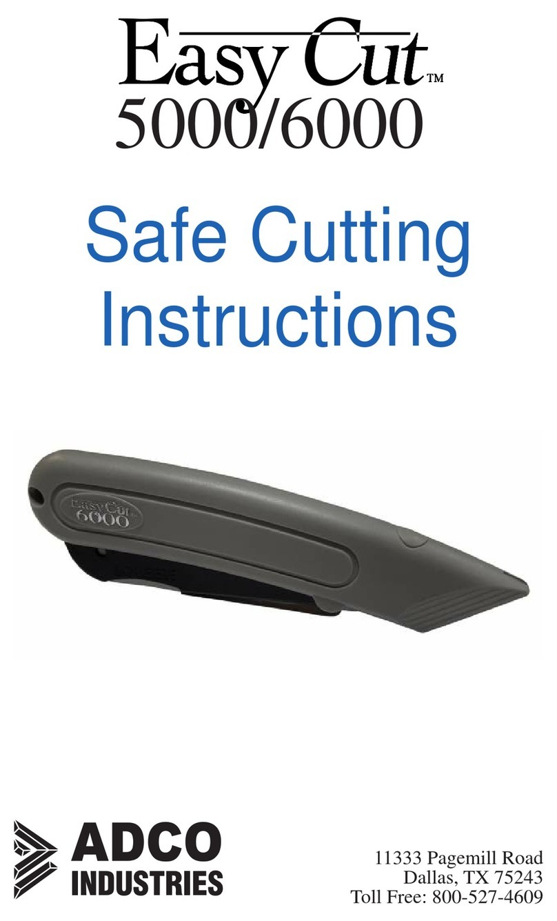 ADCO EasyCut 5000 instructions