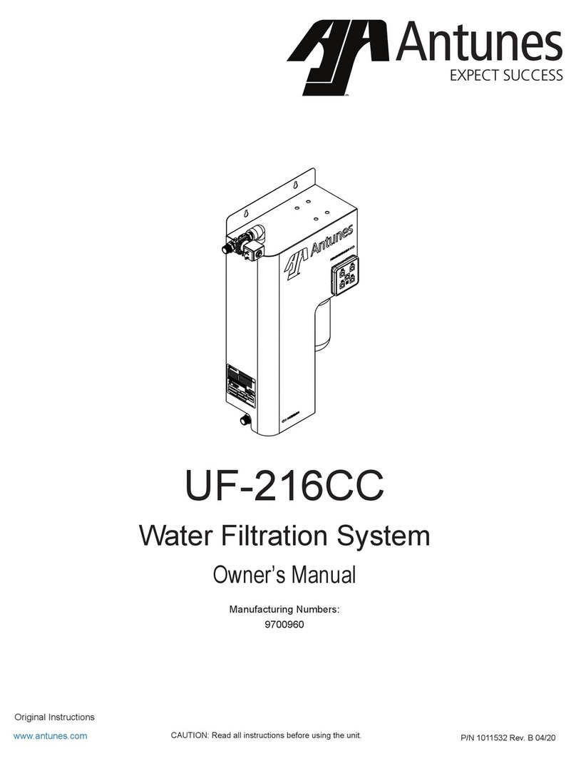 Antunes UF-216CC User manual