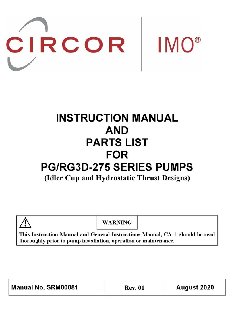 Circor IMO RG3D-275 Series User manual