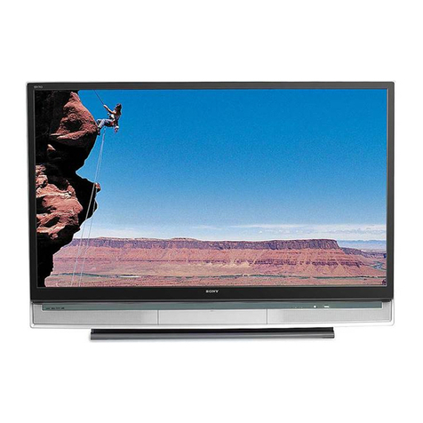 Sony KDS-50A2000 - 50" Rear Projection TV Installation guide