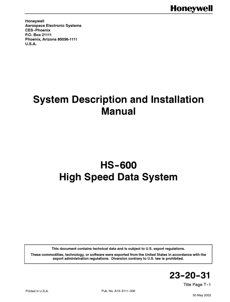 Honeywell HS-600 Operating and installation instructions