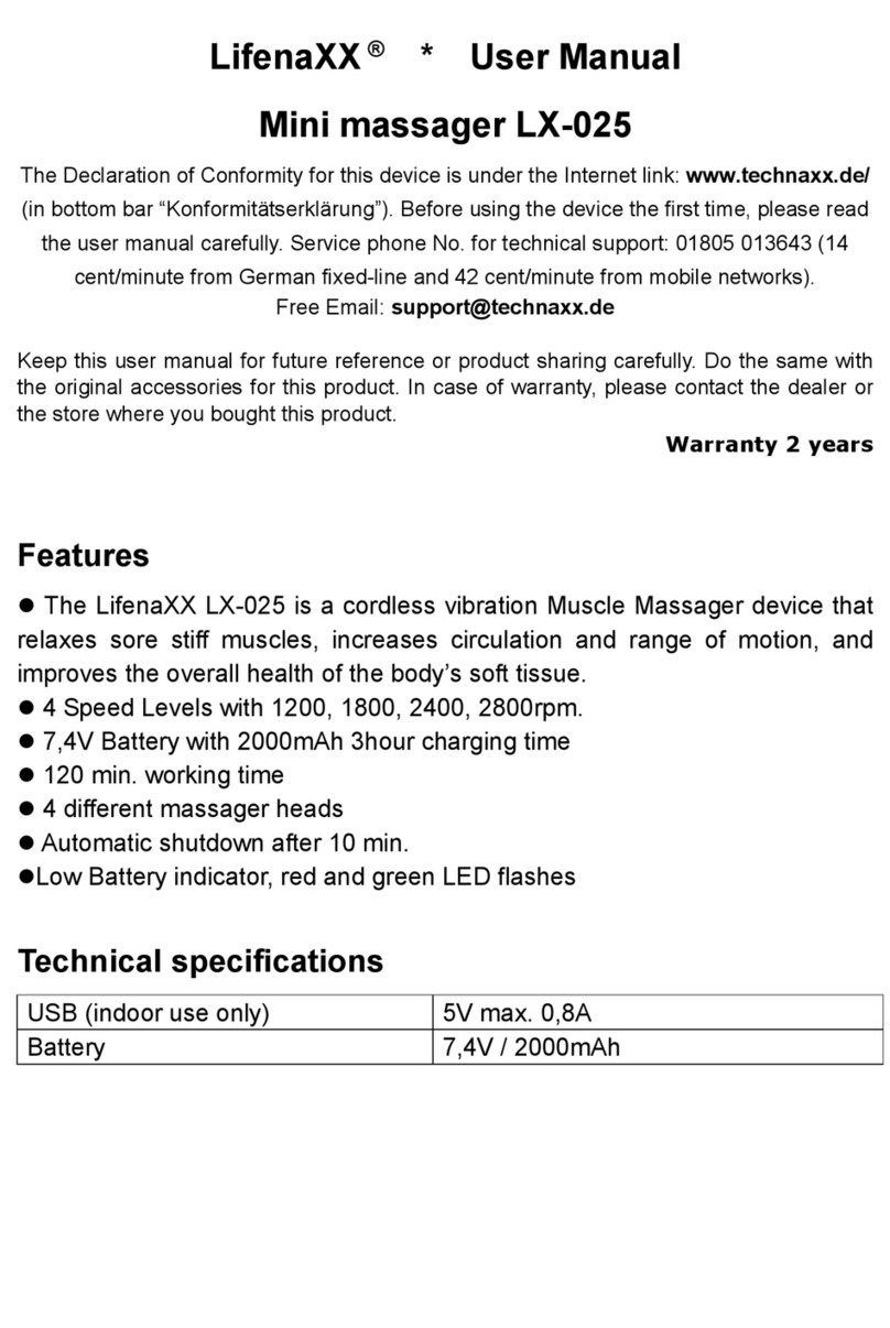 Technaxx Lifenaxx LX-025 user manual